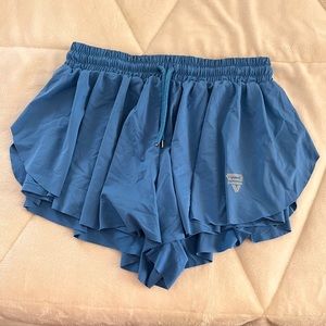 Blue Butterfly Shorts